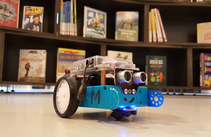 CoderDojo met mBot in de Bibliotheek Waalwijk