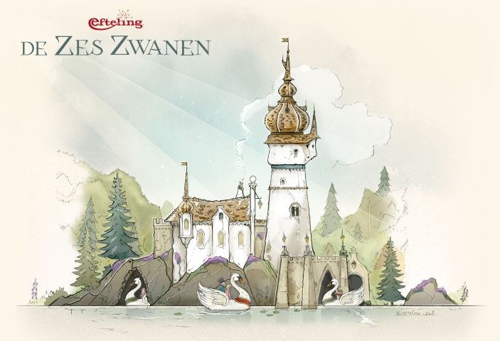 Nieuwe Efteling-sprookje De Zes Zwanen opent eind september