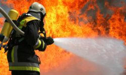 Rietkraag in brand langs N261 zorgt voor rookoverlast