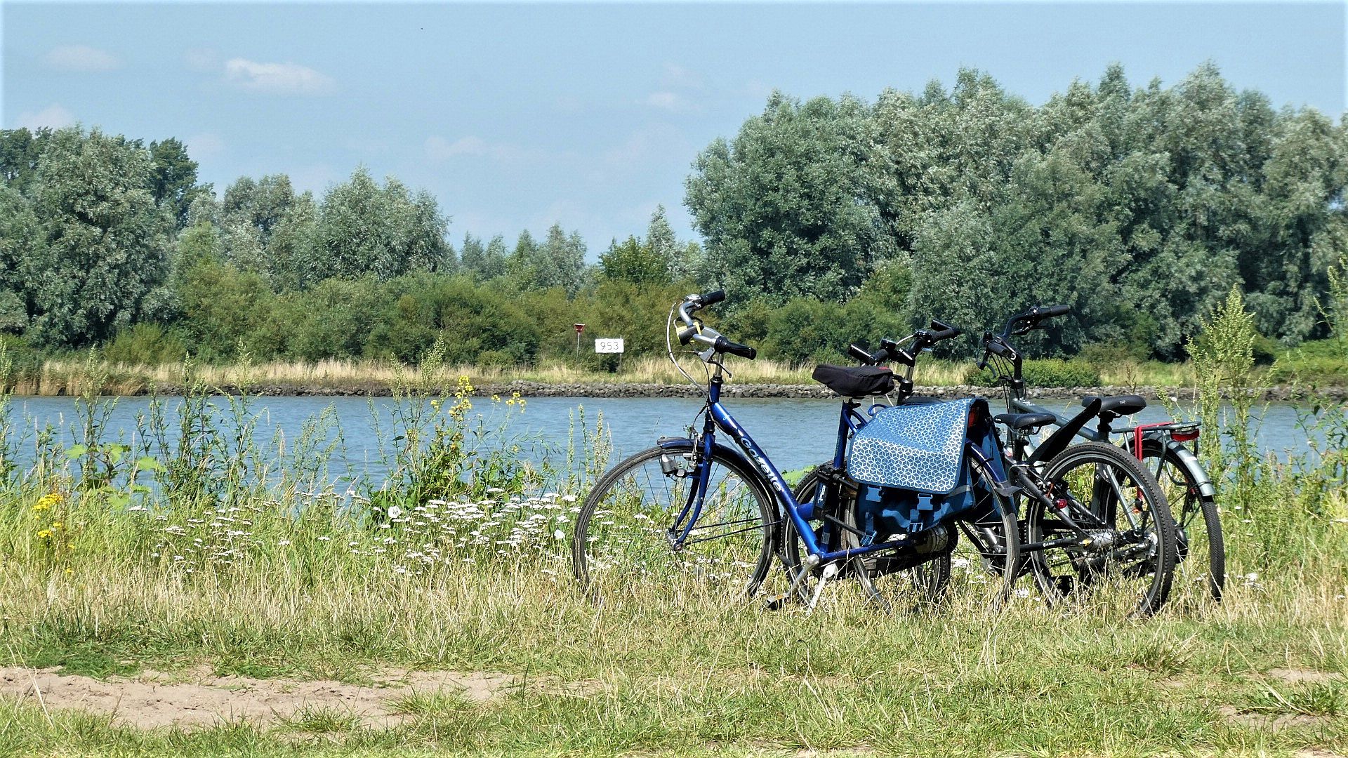 Schotse highlanders fietsroute Heusden ter ere van bevrijding