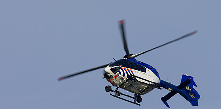 Politiehelikopter ingezet bij achtervolging