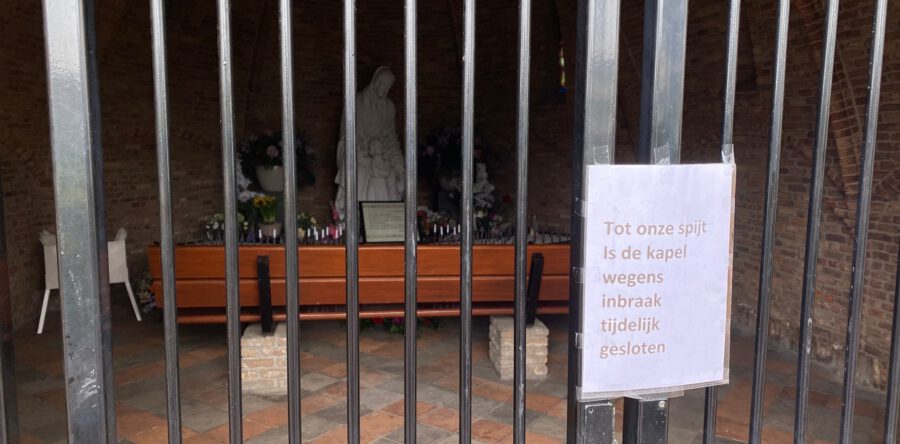 Mariakapel weer open na diefstal offerblok (Video)