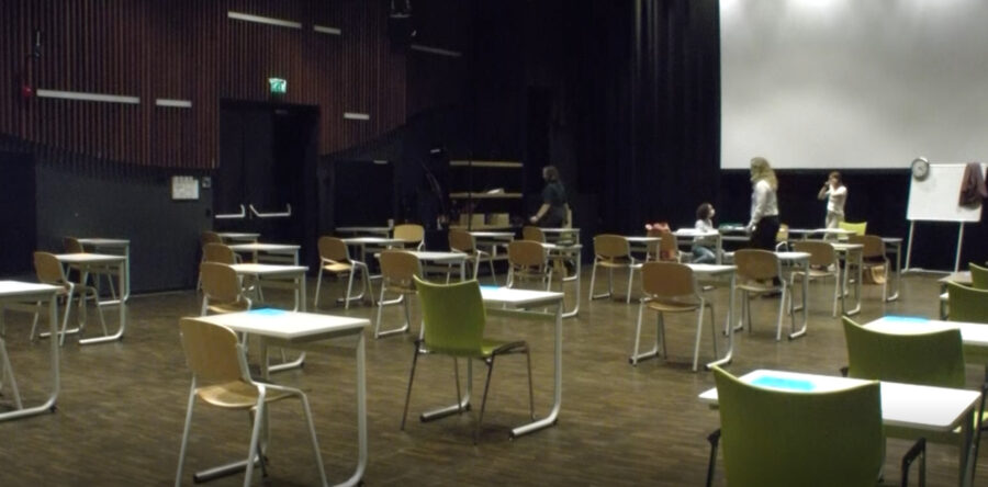 Leerlingen Van Haestrecht College maken examens op nieuwe locatie (Video)