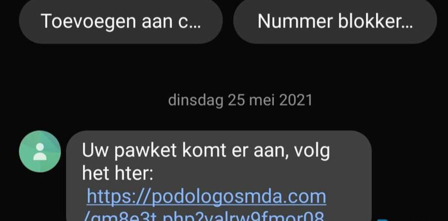 Politie waarschuwt voor nep-sms’jes