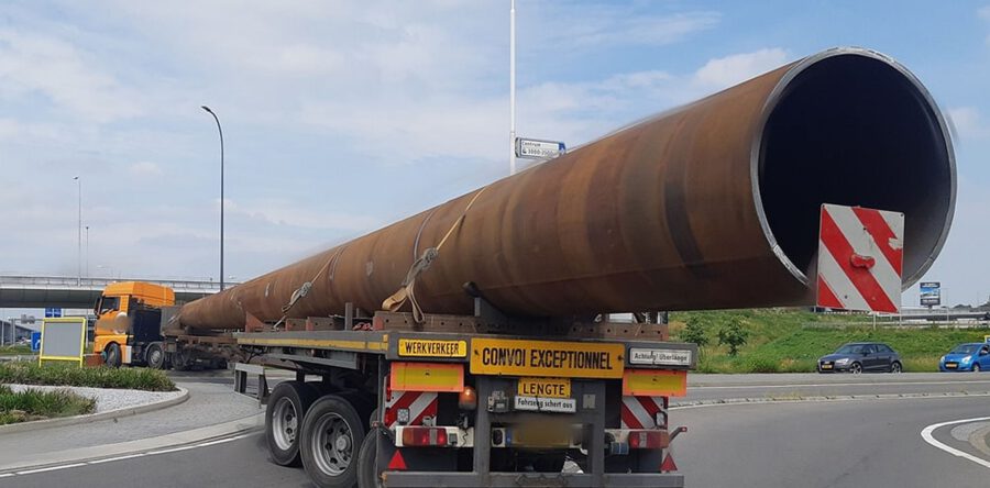 Uitzonderlijk transport mist afslag