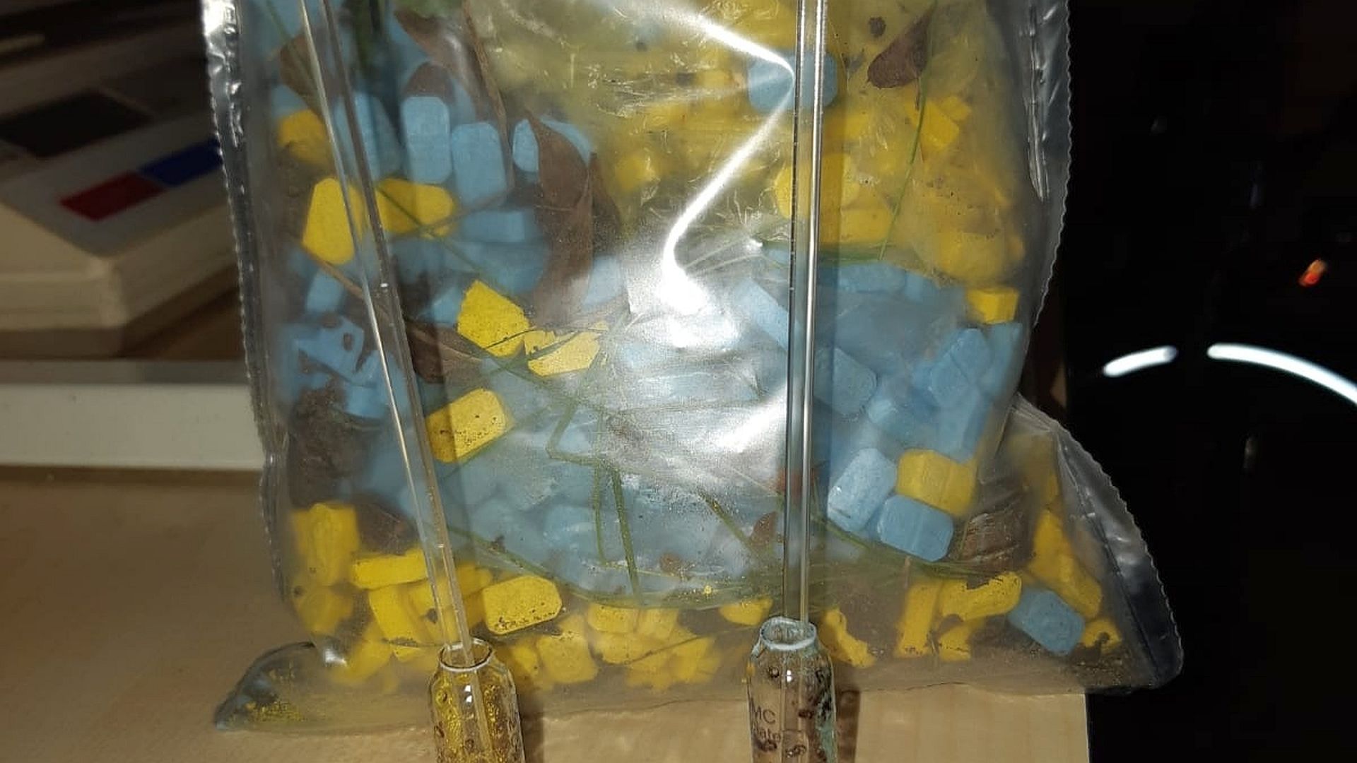 Blauwe snoepjes blijken XTC pillen