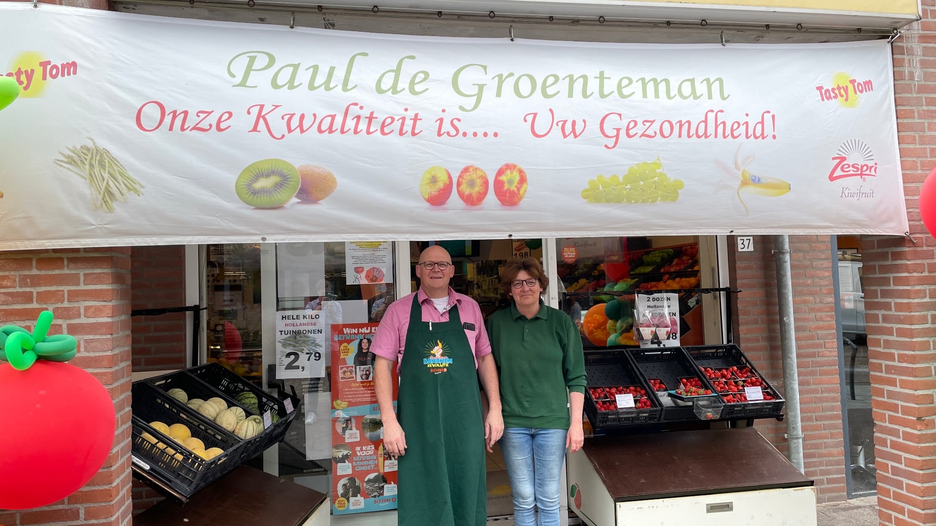 Paul de groenteman neemt afscheid (Video)