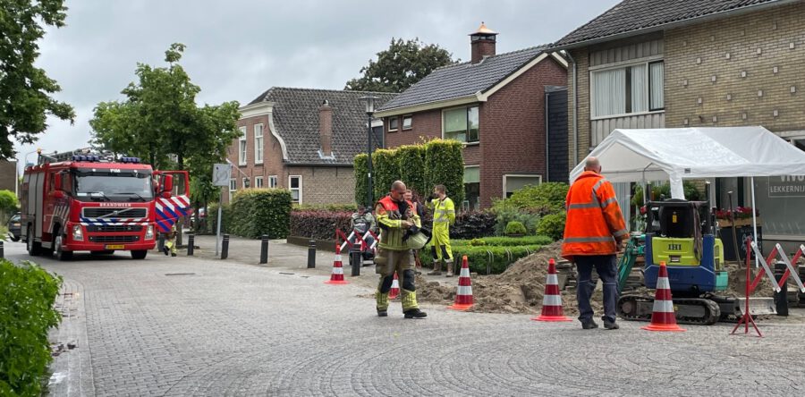 Gaslek in Sprang-Capelle