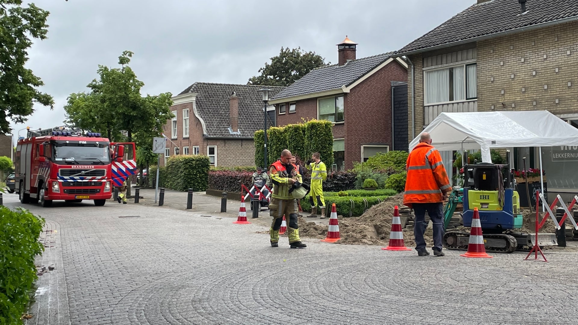 Gaslek in Sprang-Capelle