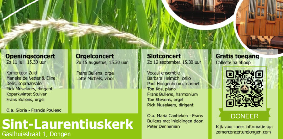 Dongen start met Zomerconcerten