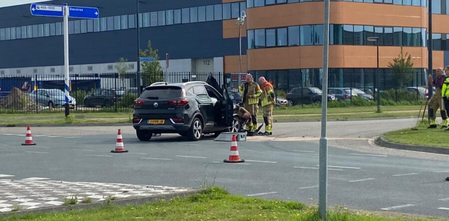 Ongeluk aan Weteringweg in Waalwijk
