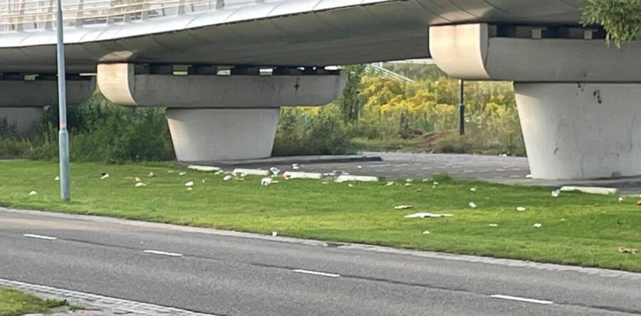 Elke dag een afvalhoop bij KFC: ‘Ze gooien het daar gewoon neer’