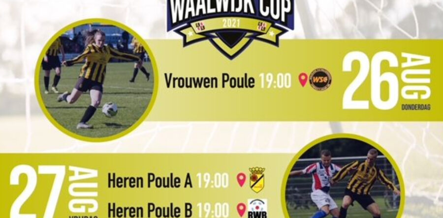 Drie voetbalclubs organiseren ‘De Waalwijk Cup’