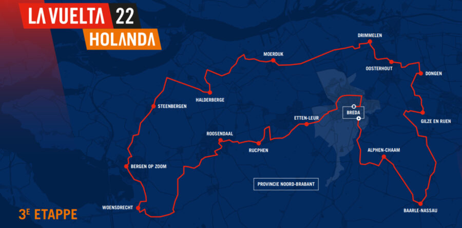 La Vuelta rijdt in 2022 alsnog door Dongen