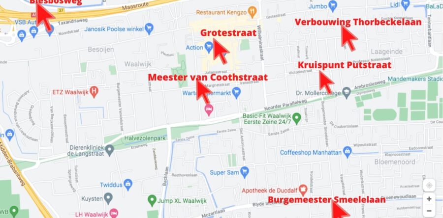 Verkeersonveiligheid in Waalwijk: ‘Lijkt wel een racebaan’