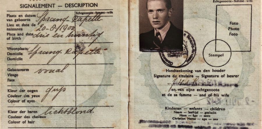 Papieren monument voor oorlogsslachtoffers