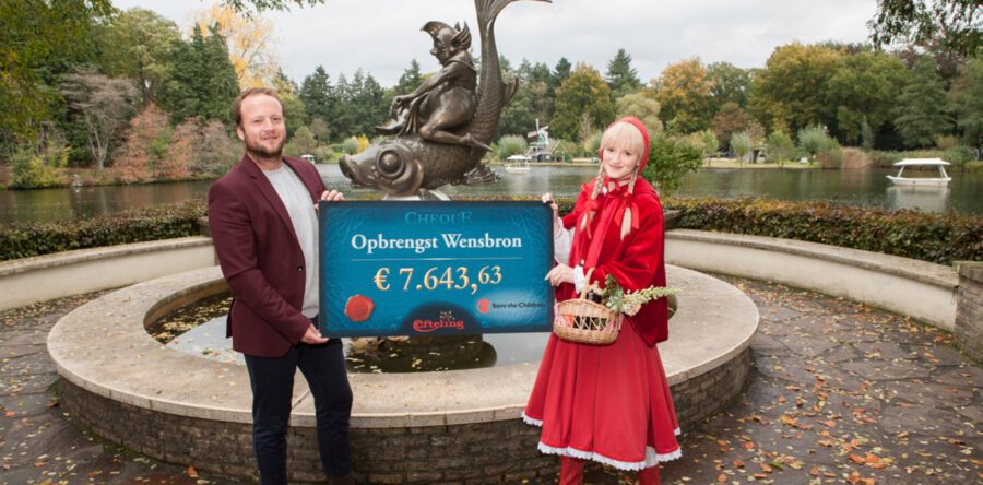 45 emmers uit de Wensbron Efteling leveren groot geldbedrag op
