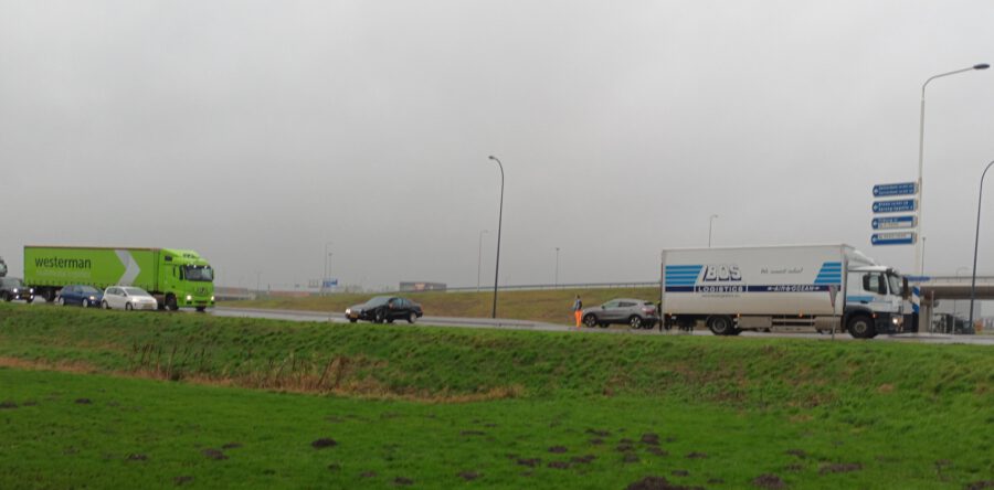 Drie auto-ongevallen op een dag in De Langstraat