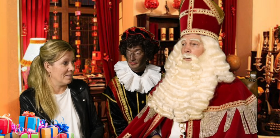 Sinterklaas beantwoordt vragen op Langstraat TV