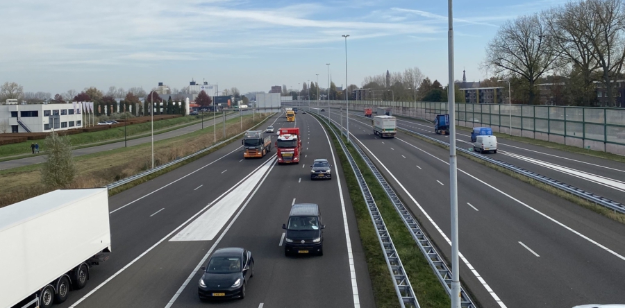 Twee botsingen op de Midden-Brabantweg