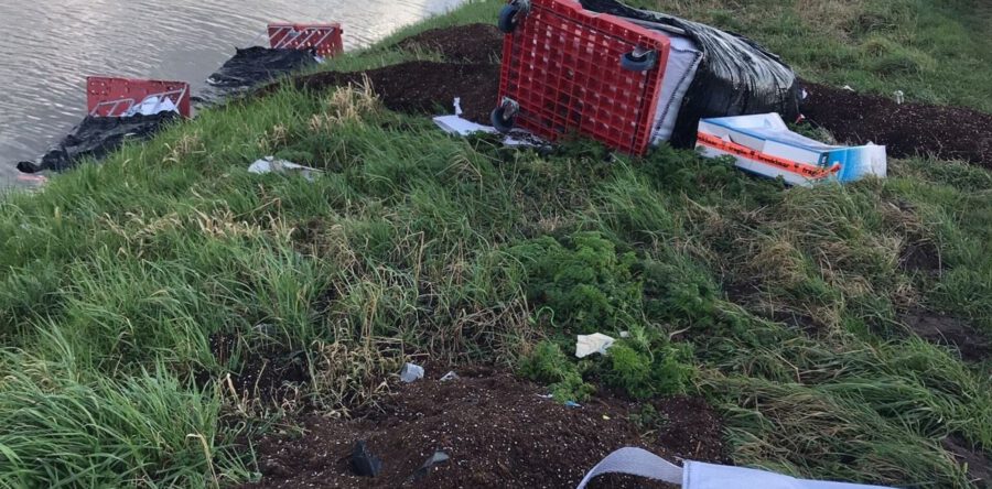 Politie vindt gedumpt drugsafval in omgeving Waalwijk