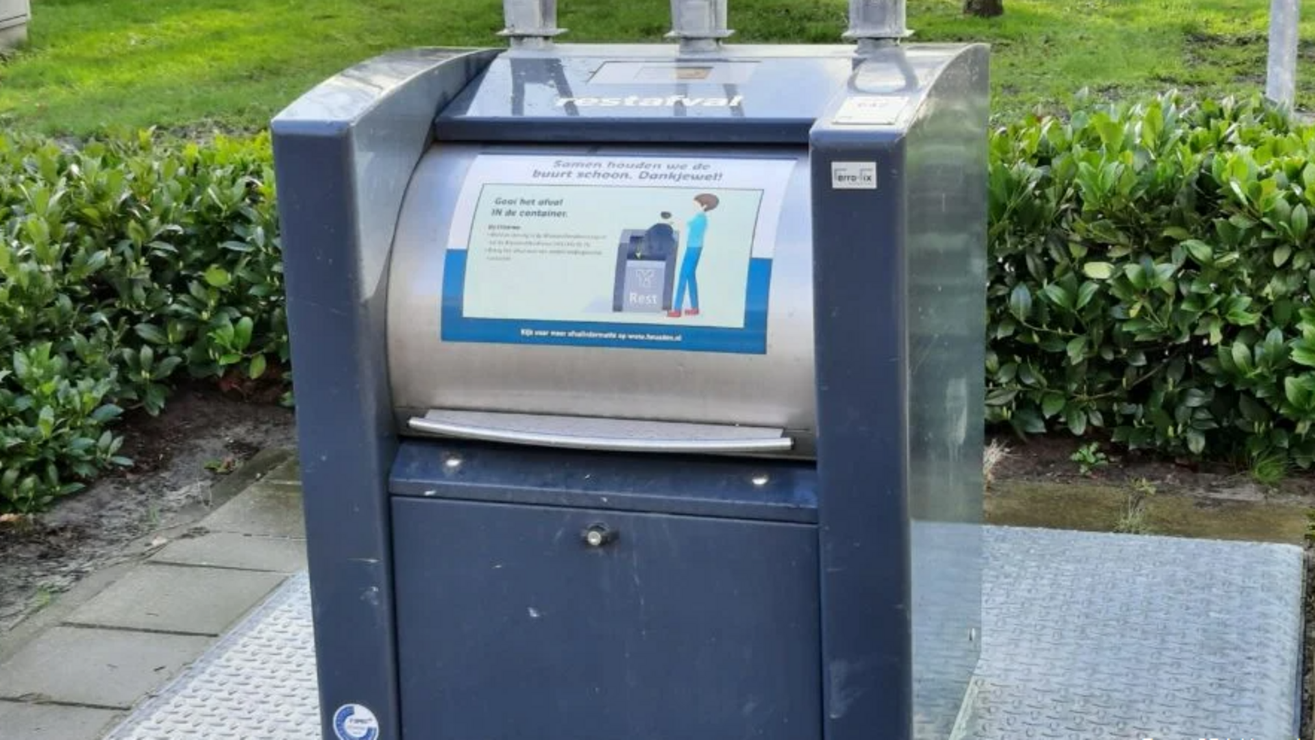 Ondergrondse afvalcontainers Heusden tijdelijk defect door storing