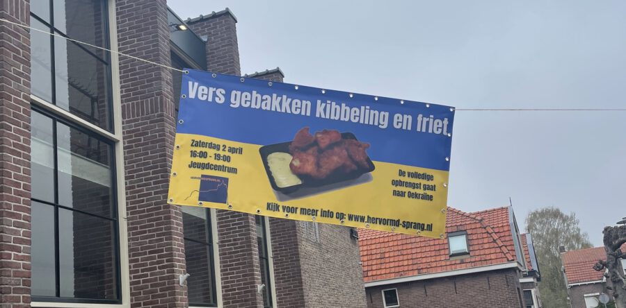 Fish & chips-verkoop voor Oekraïne in de Sprang