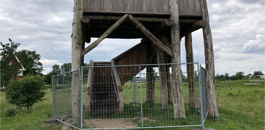 Uitkijktoren in Vlijmen is veilig, maar blijft nog even dicht