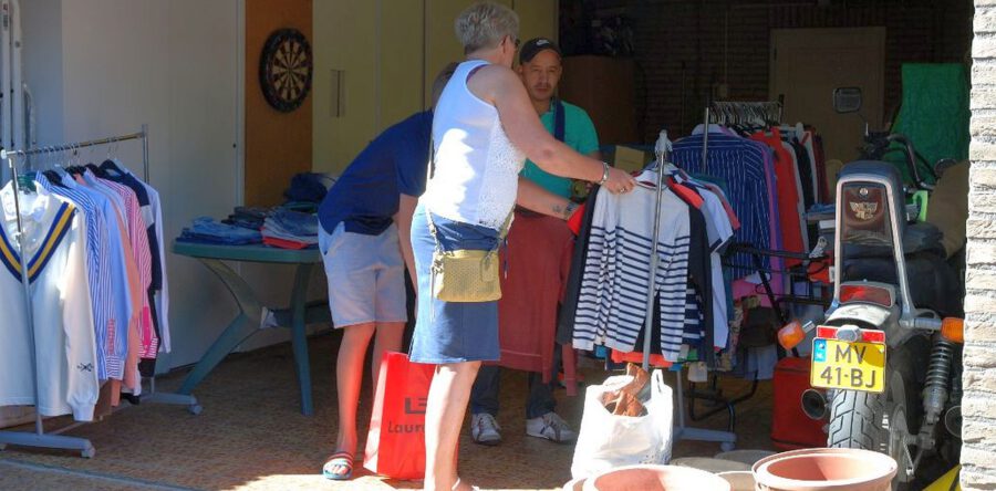 Eerste lustrum garagesale in Waspik op 14 mei