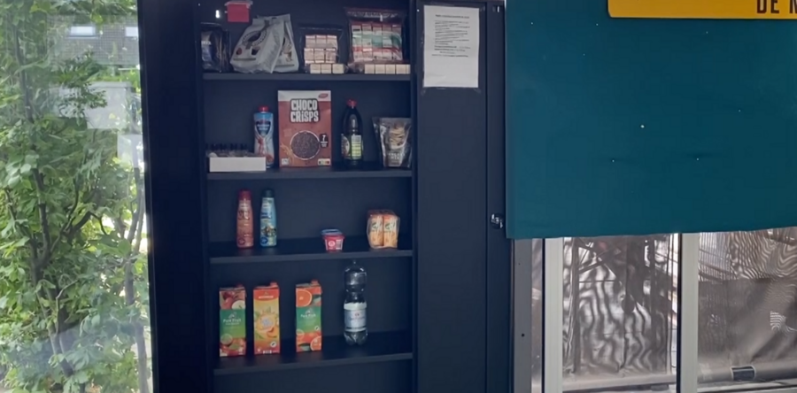 Voedselkast voor wie net buiten de boot valt (Video)