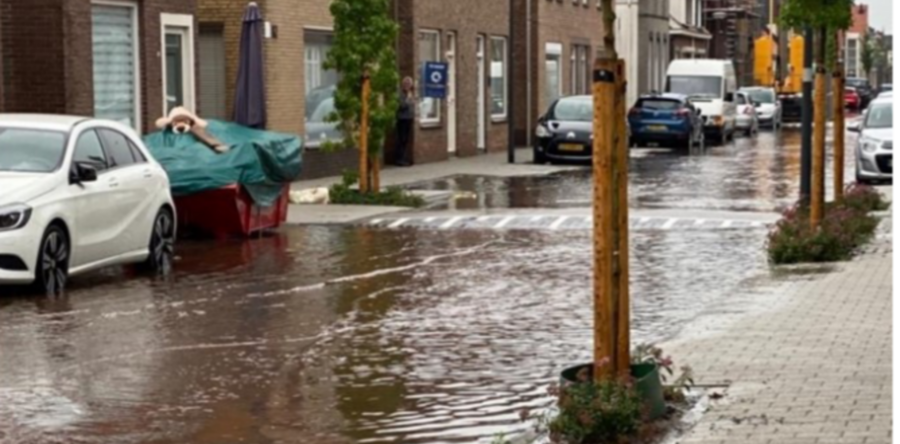 Samen Waalwijk stelt vragen over overstroming Besoyensestraat