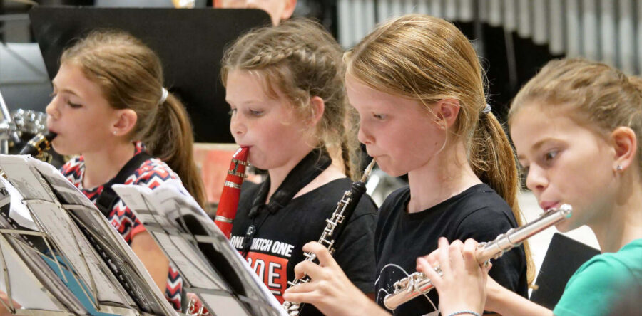 Zomeravondconcert door harmonie Drunen in Voorste Venne