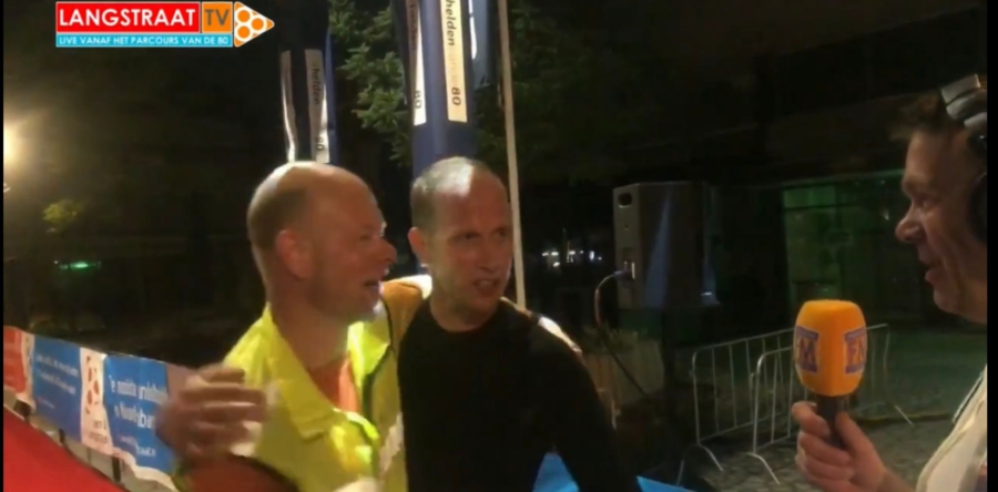 Eerste lopers binnen bij 80 van De Langstraat