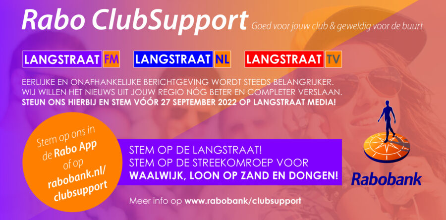 Stemmen op Langstraat Media voor Rabo Clubsupport