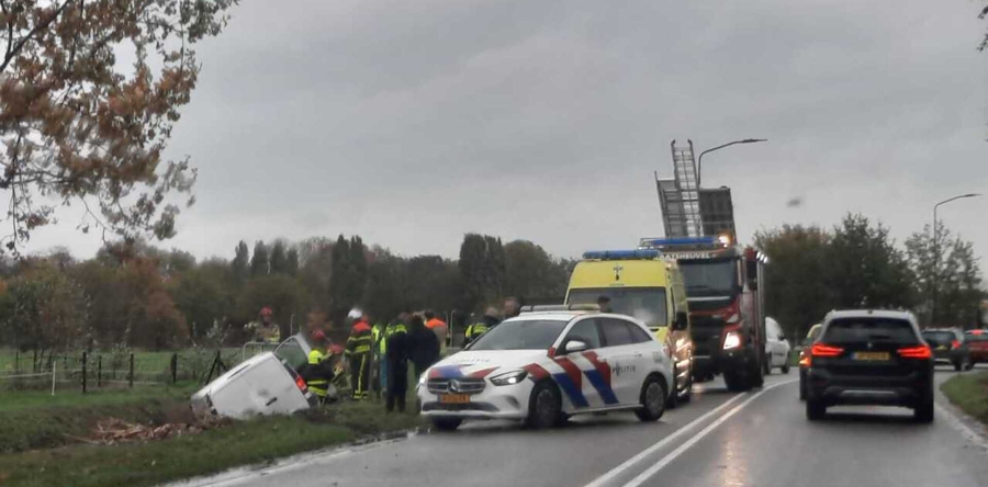 Ongeval aan de Bevrijdingsweg in Kaatsheuvel