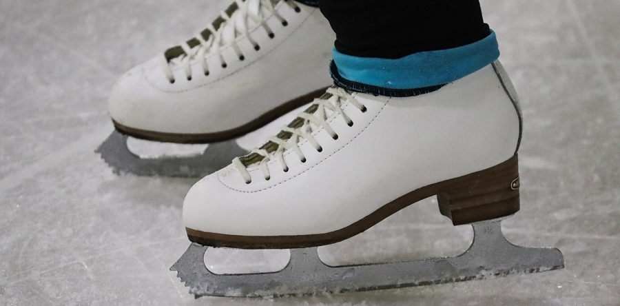 Op de schaatsen bij Café Brasserie De Kiosk
