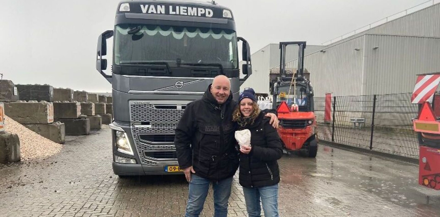 Ook in Waalwijk extra waardering voor vrachtwagenchauffeurs