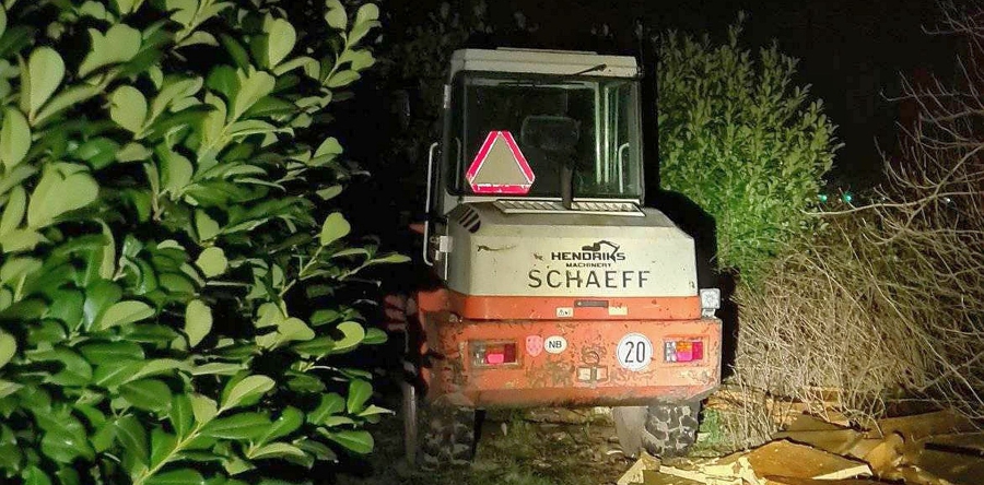 Uit Helvoirt gestolen shovel aangetroffen