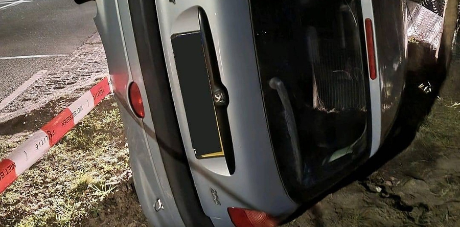 Eenzijdig ongeval op de Bolkensteeg in Dongen