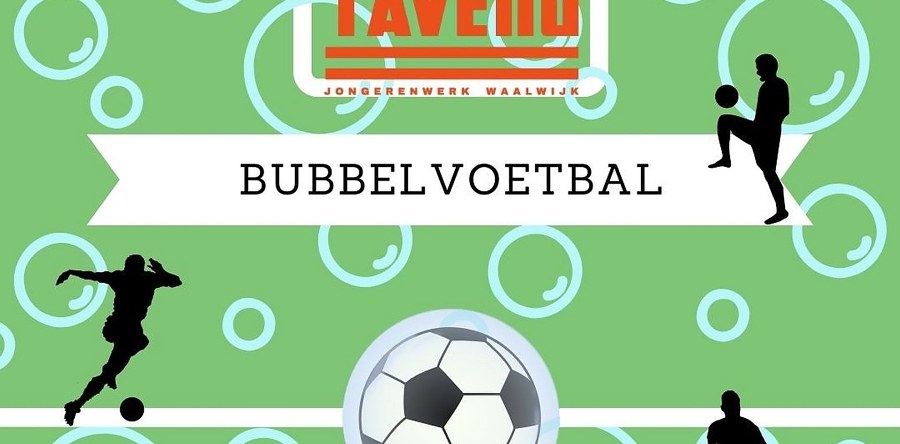 Bubbelvoetbal in de meivakantie