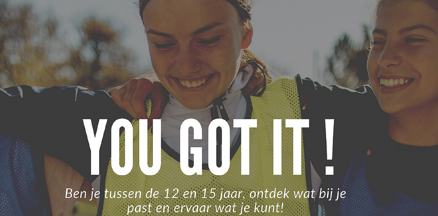 You Got It: sportieve clinics voor meiden tussen 12 en 15 jaar