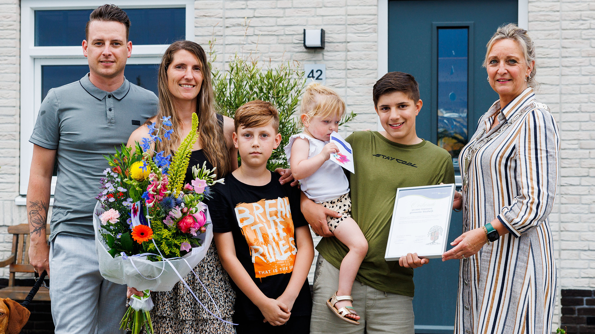 Waalwijk verwelkomt 50.000ste inwoner