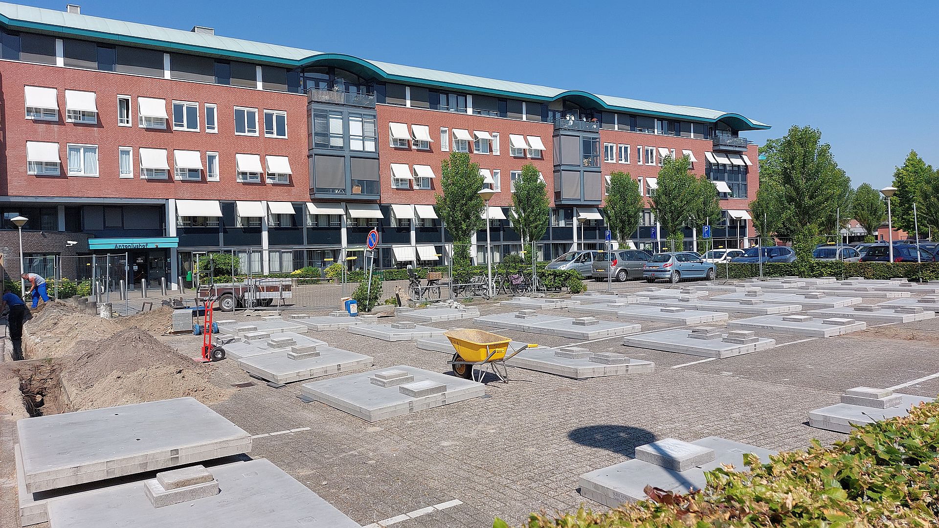 Begin gemaakt met tijdelijk onderkomen Antoniushof