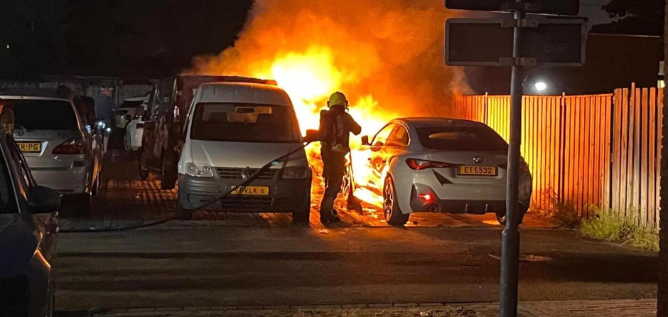 Autobrand in Kaatsheuvel, twee verdachten aangehouden