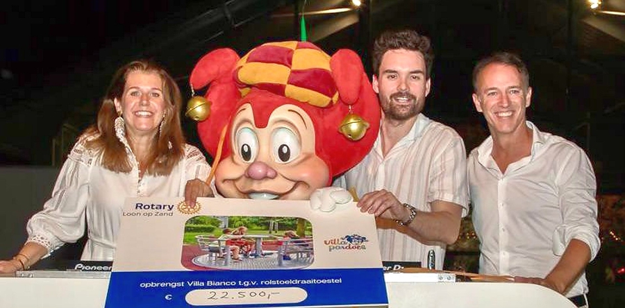 Benefietavond Rotary Loon op Zand ‘Villa Bianco’ groot succes