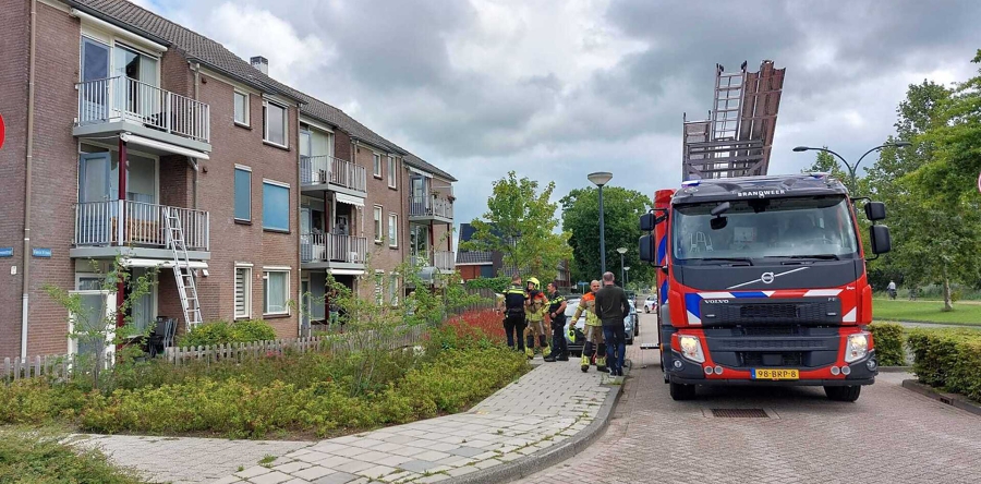 Rookontwikkeling in woning in Waalwijk