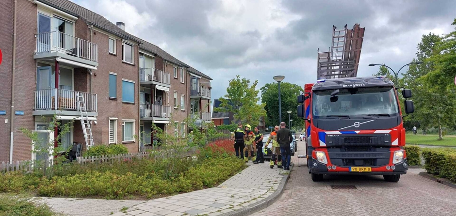 Rookontwikkeling in woning in Waalwijk