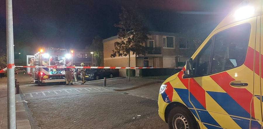 Woningbrand aan de Ir. Lelystraat Waalwijk