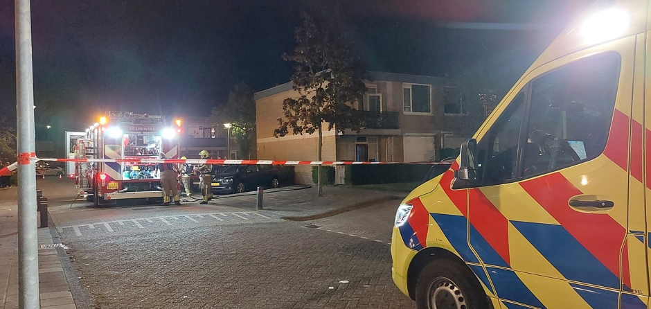 Woningbrand aan de Ir. Lelystraat Waalwijk