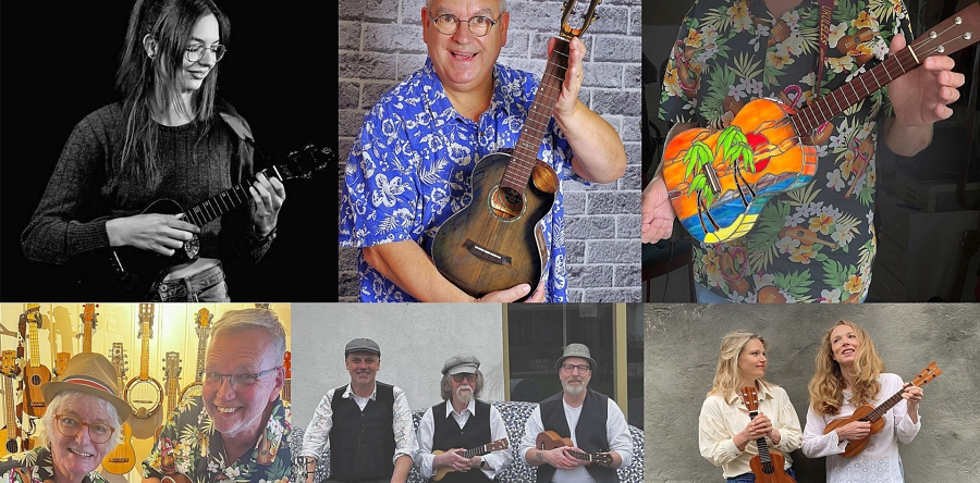 Ukelelevirtuoos uit UK in Elshout